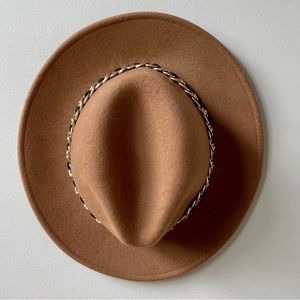 Zara felted wool hat, OS